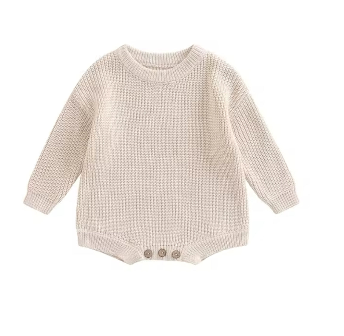 6-12m romper- beige