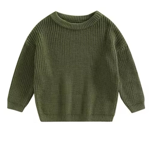 green jumper- 6-12m